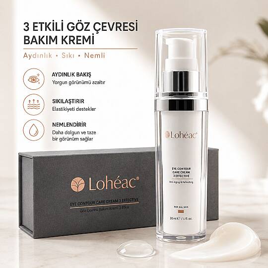 Lohéac 3 Etkili Göz Çevresi Bakım Kremi 30 ml Anti-Aging