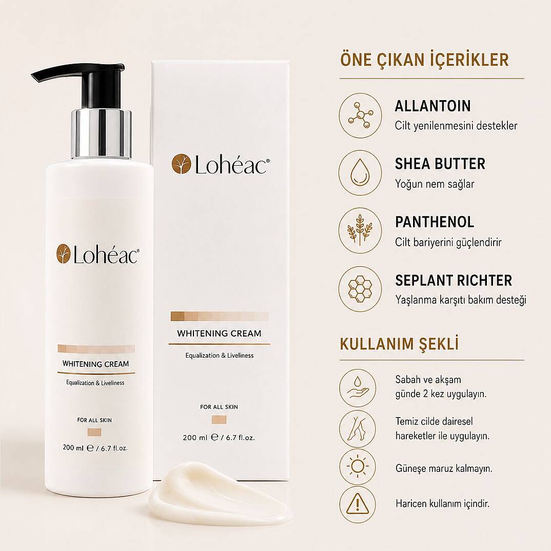 Lohéac Beyazlatıcı Krem 200 ml Leke Karşıtı Cilt Tonu Eşitleyici - 2