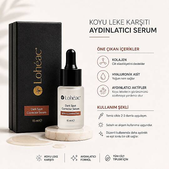 Lohéac Dark Spot Corrector Leke Karşıtı Aydınlatıcı Serum 15 ml - 2