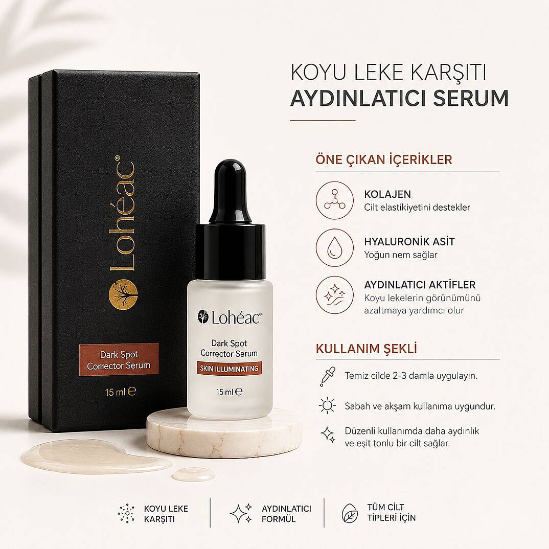 Lohéac Dark Spot Corrector Leke Karşıtı Aydınlatıcı Serum 15 ml - 2