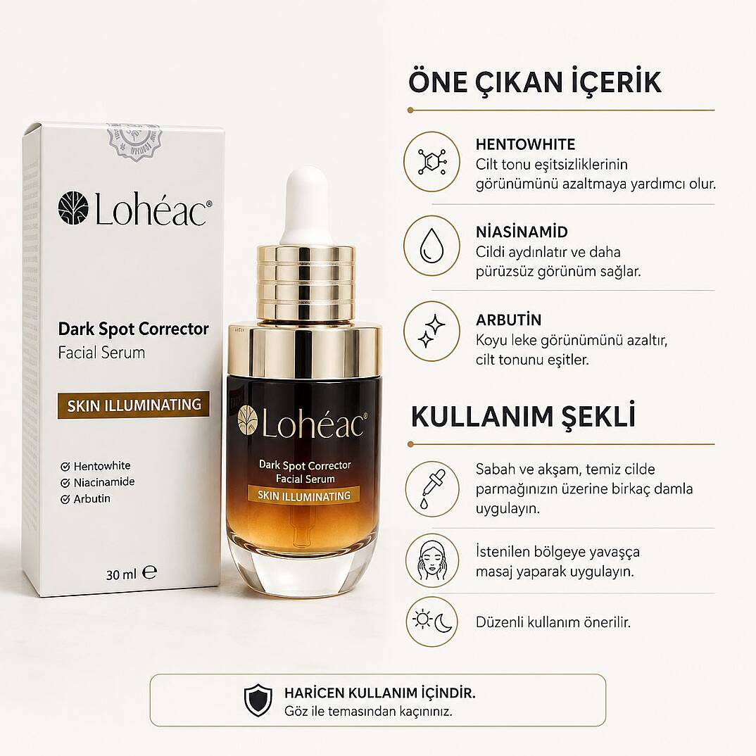 Lohéac Dark Spot Corrector Leke Karşıtı Yüz Serumu 30 ml - 2