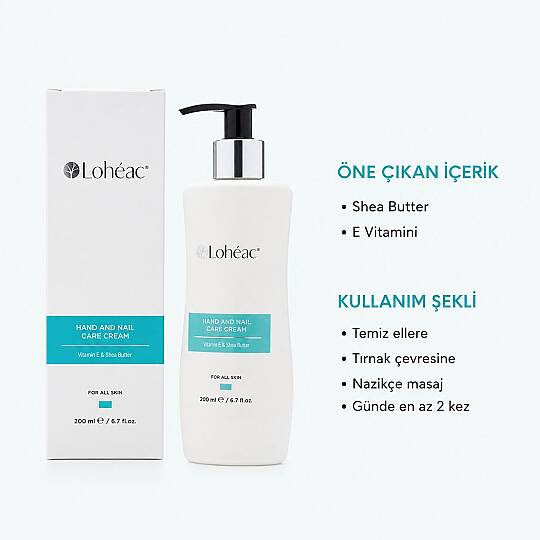 Lohéac El ve Tırnak Bakım Kremi Shea Butter 200 ml - 2
