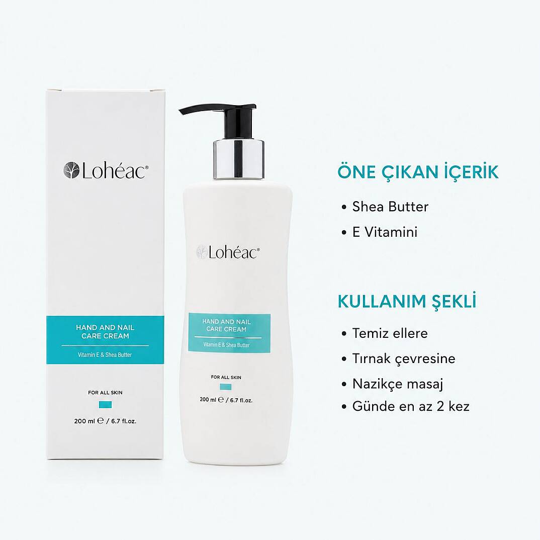 Lohéac El ve Tırnak Bakım Kremi Shea Butter 200 ml - 2