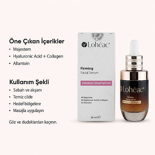 Lohéac Firming Sıkılaştırıcı Hyalüronik Asit Yüz Serumu 30 ml - 2