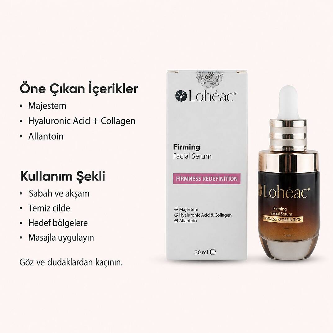 Lohéac Firming Sıkılaştırıcı Hyalüronik Asit Yüz Serumu 30 ml - 2