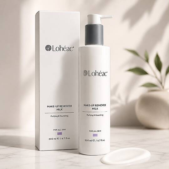 Lohéac Makyaj Temizleme Sütü 200 ml Tüm Ciltler İçin Nemlendirici