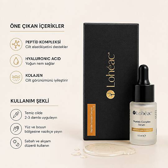 Lohéac Peptide Complex Serum 15 ml Kolajen & Hyalüronik Asit - 2