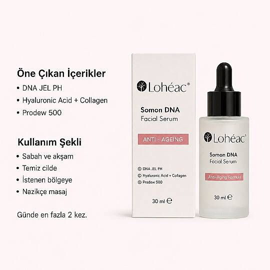 Lohéac Somon DNA Yaşlanma Karşıtı Yüz Serumu 30 ml - 2