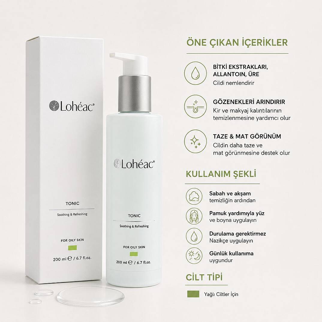 Lohéac Yağlı Ciltler İçin Arındırıcı Tonik 200 ml - 2