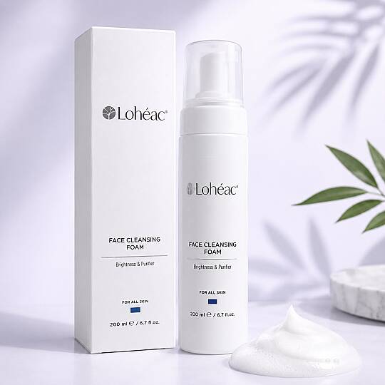 Lohéac Yüz Temizleme Köpüğü Aloe Vera Nemlendirici 200 ml