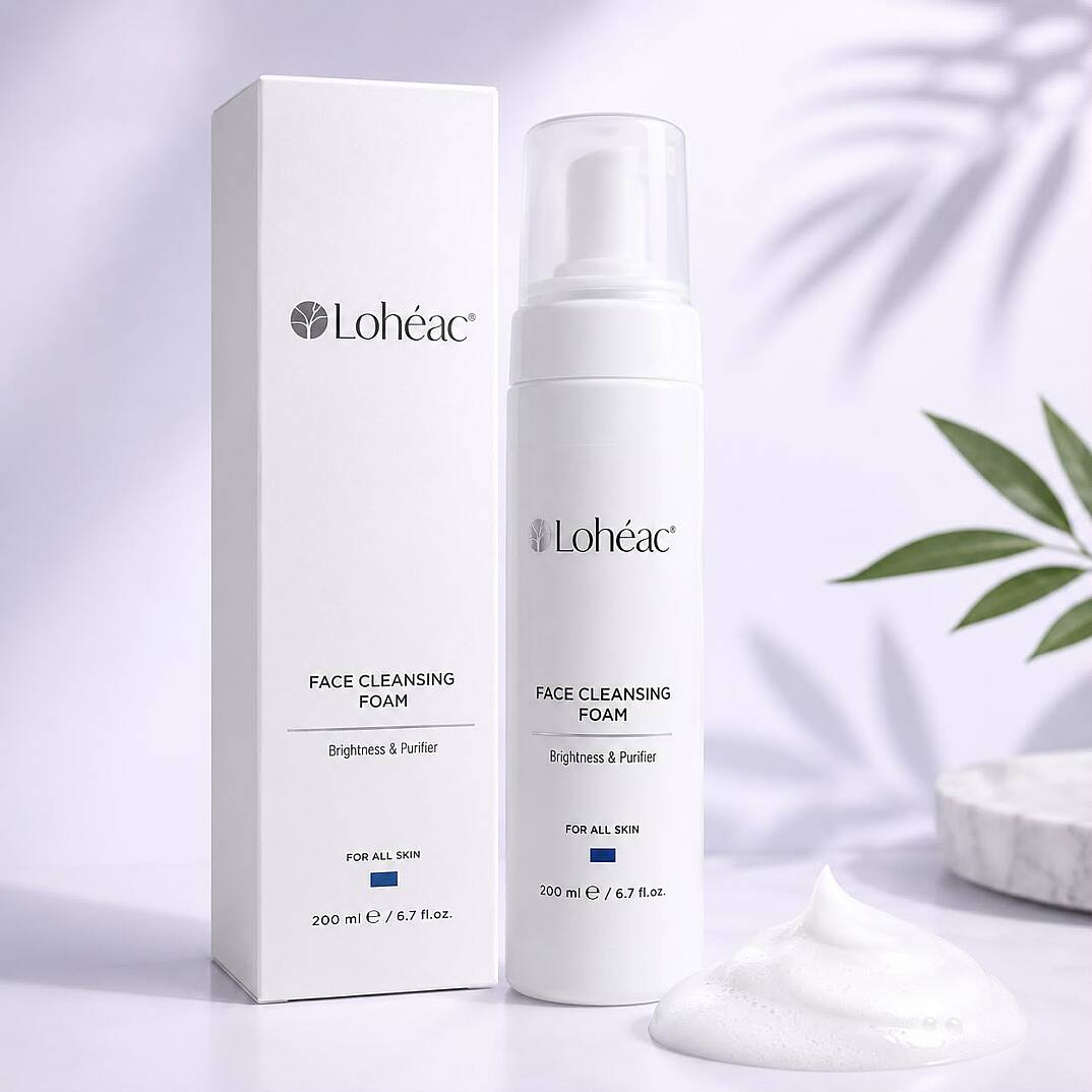 Lohéac Yüz Temizleme Köpüğü Aloe Vera Nemlendirici 200 ml - 1