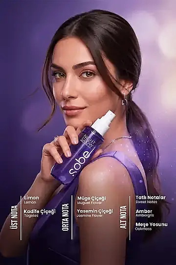 sobe sense of beauty Night Glow Parfüm Mist Saç ve Vücut Spreyi - 4