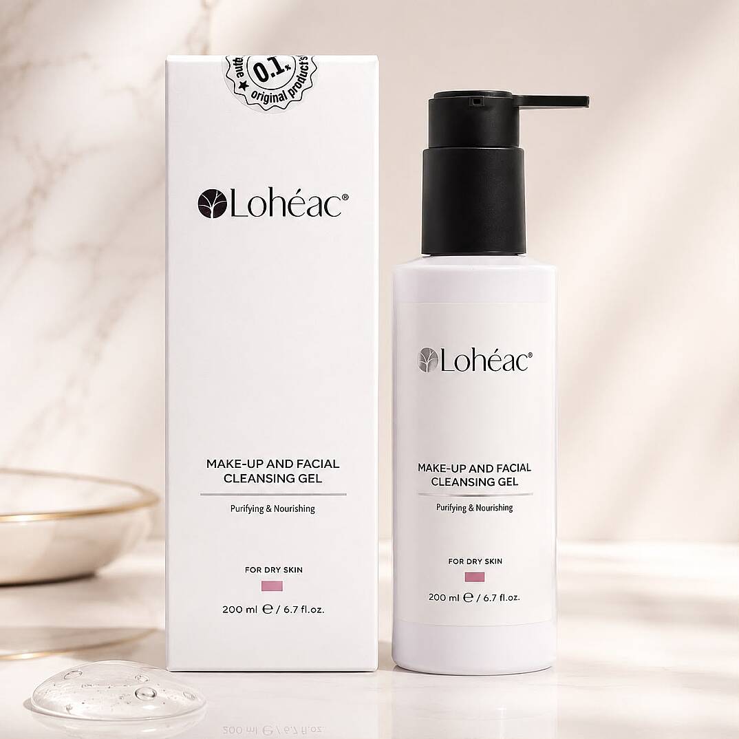 Lohéac Kuru Ciltler İçin Yüz ve Makyaj Temizleme Jeli 200 ml - 1