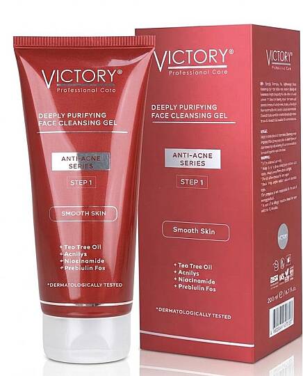 Victory Akne Karşıtı Arındırıcı Yüz Temizleme Jeli 200 ml