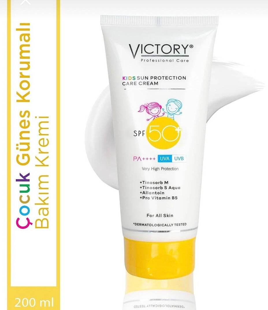 Victory SPF50+ Yüksek Güneş Korumalı Çocuk Vücut Kremi - 200 ML - 1