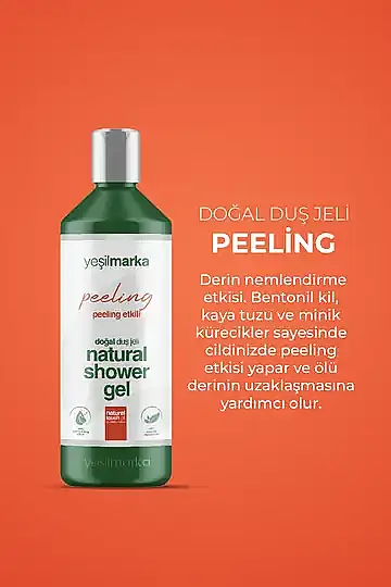 YEŞİLMARKA Doğal Duş Jeli (peeling etki) - 3