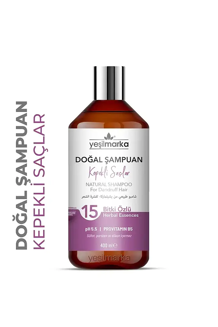 YEŞİLMARKA Doğal Şampuan - Kepekli Saçlar - 1