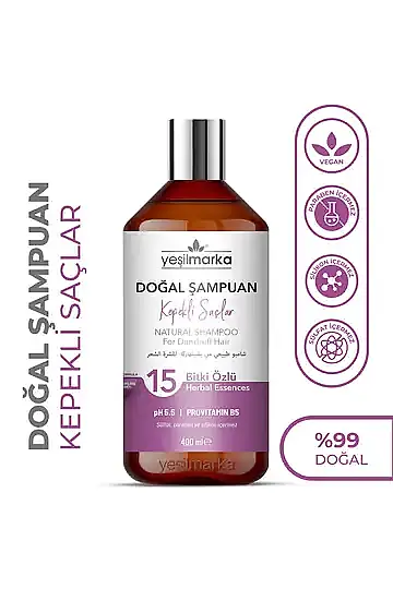 YEŞİLMARKA Doğal Şampuan - Kepekli Saçlar - 2