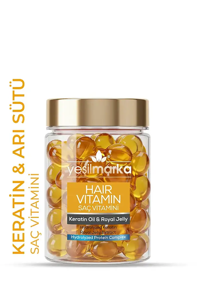 YEŞİLMARKA Saç Vitamini - Keratin Oil & Royal Jelly - Kır, Uygula & Parla! - 1